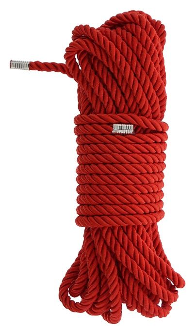 Красная веревка DELUXE BONDAGE ROPE - 10 м. - Dream Toys - купить с доставкой в Чебоксарах