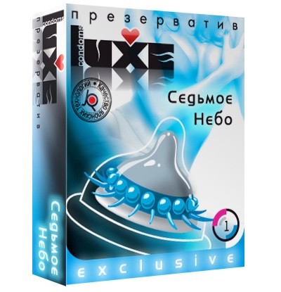 Презерватив LUXE  Exclusive  Седьмое небо  - 1 шт. - Luxe - купить с доставкой в Чебоксарах