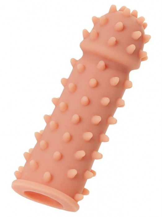 Телесная реалистичная насадка KOKOS Extreme Sleeve 03 с дополнительной стимуляцией - 12,7 см. - KOKOS - в Чебоксарах купить с доставкой