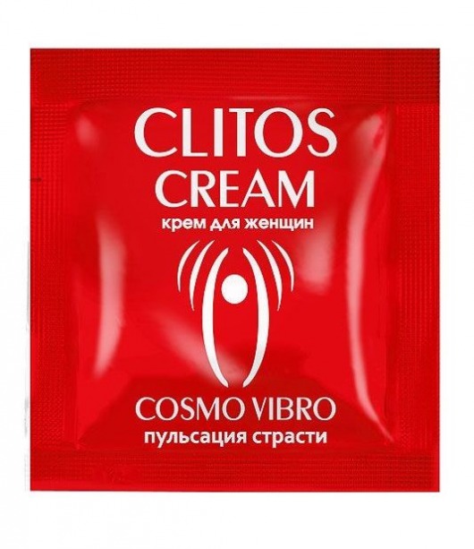 Пробник возбуждающего крема для женщин Clitos Cream - 1,5 гр. - Биоритм - купить с доставкой в Чебоксарах