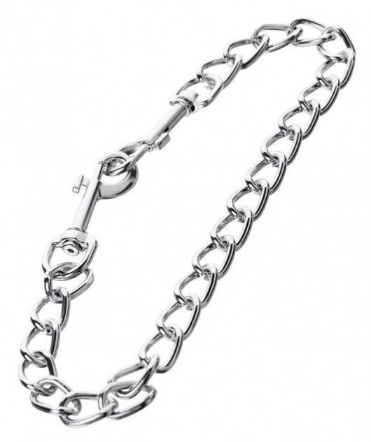 Серебристая соединительная цепочка с двумя карабинами - ToyFa - купить с доставкой в Чебоксарах