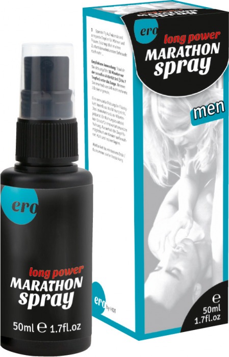 Пролонгирующий спрей для мужчин Long Power Marathon Spray - 50 мл. - Ero - купить с доставкой в Чебоксарах