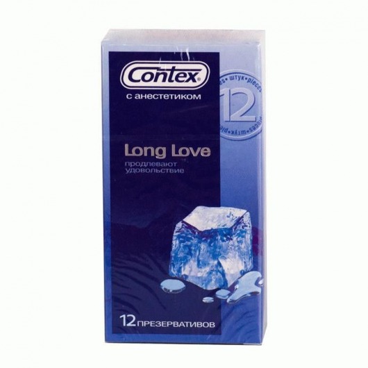 Презервативы с продлевающей смазкой Contex Long Love - 12 шт. - Contex - купить с доставкой в Чебоксарах