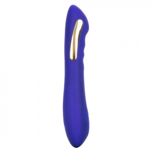 Фиолетовый вибратор с электростимуляцией Intimate E-Stimulator Petite Wand - 18,5 см. - California Exotic Novelties - купить с доставкой в Чебоксарах