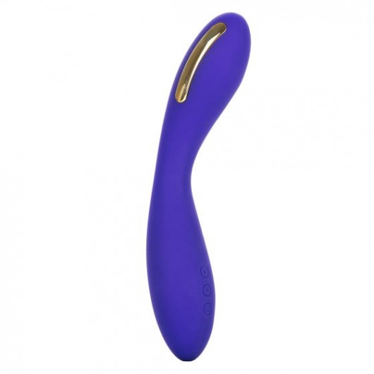 Фиолетовый вибратор с электростимуляцией Intimate E-Stimulator Wand - 21,5 см. - California Exotic Novelties - купить с доставкой в Чебоксарах