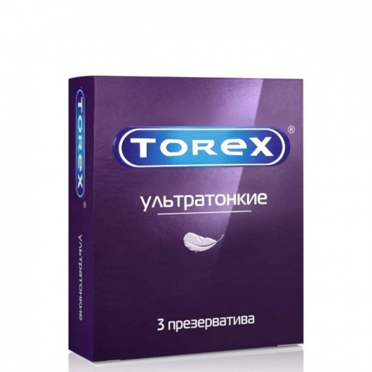 Презервативы Torex  Ультратонкие  - 3 шт. - Torex - купить с доставкой в Чебоксарах