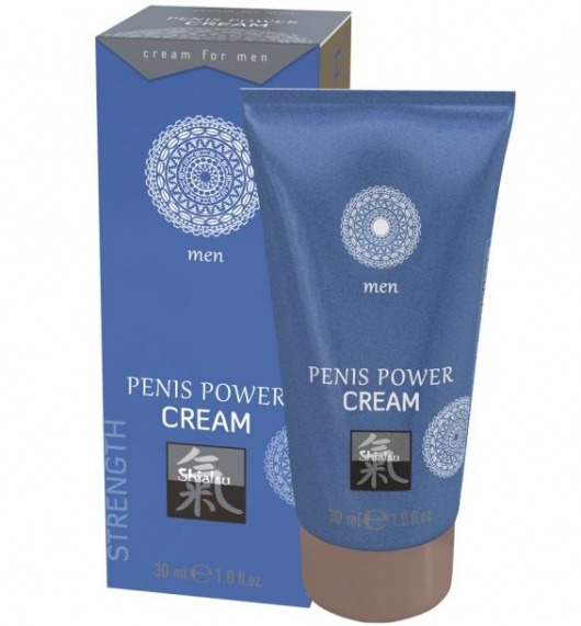 Возбуждающий крем для мужчин Penis Power Cream - 30 мл. - Shiatsu - купить с доставкой в Чебоксарах