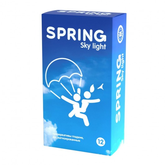 Ультратонкие презервативы SPRING SKY LIGHT - 12 шт. - SPRING - купить с доставкой в Чебоксарах