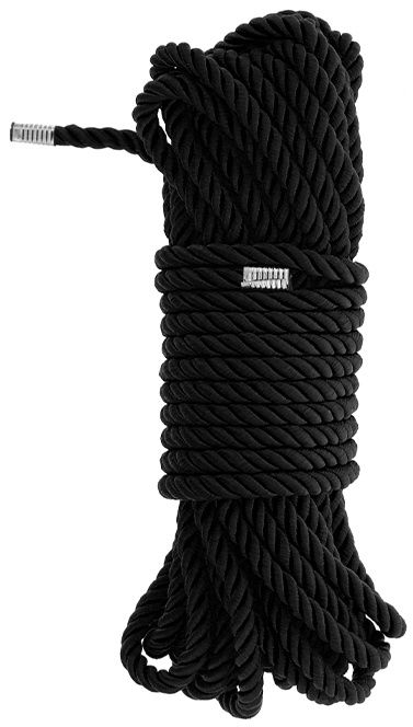 Черная веревка для бондажа BONDAGE ROPE - 10 м. - Dream Toys - купить с доставкой в Чебоксарах