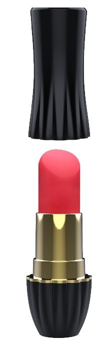 Клиторальный стимулятор-помада LIPSTICK - 9,3 см. - Dream Toys - купить с доставкой в Чебоксарах