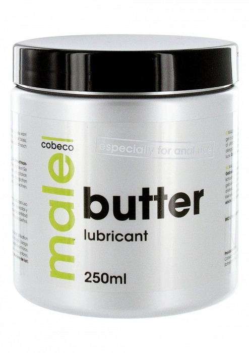 Анальный лубрикант MALE Cobeco Butter Lubricant - 250 мл. - Cobeco - купить с доставкой в Чебоксарах