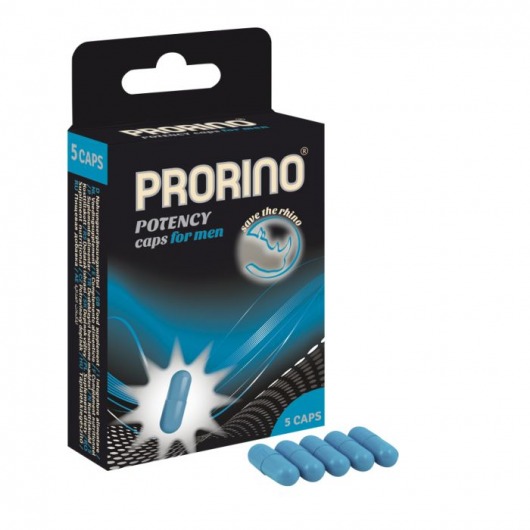 БАД для мужчин ero black line PRORINO Potency Caps for men - 5 капсул - Ero - купить с доставкой в Чебоксарах