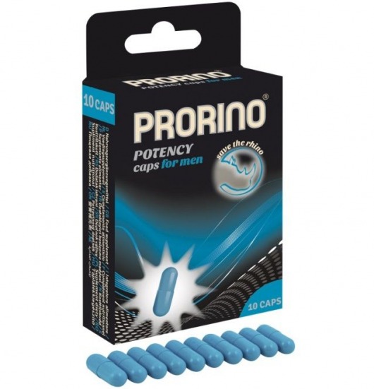 БАД для мужчин ero black line PRORINO Potency Caps for men - 10 капсул - Ero - купить с доставкой в Чебоксарах