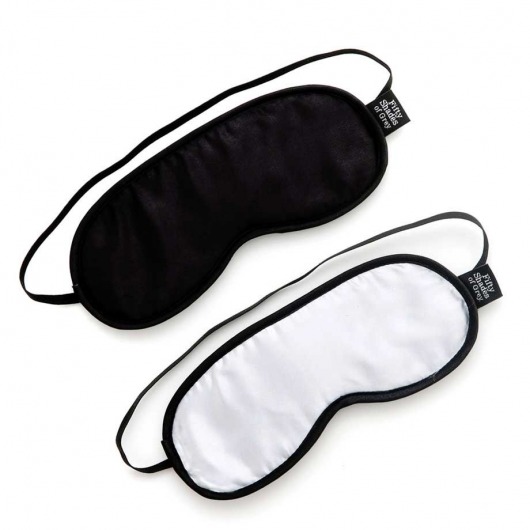 Набор из двух масок на глаза Soft Blindfold Twin Pack - Fifty Shades of Grey - купить с доставкой в Чебоксарах