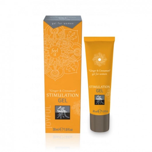 Возбуждающий интимный гель STIMULATION GEL Ginger   Cinnamon - 30 мл. - Shiatsu - купить с доставкой в Чебоксарах