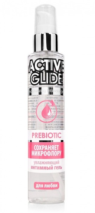 Увлажняющий интимный гель Active Glide Prebiotic - 100 гр. - Биоритм - купить с доставкой в Чебоксарах