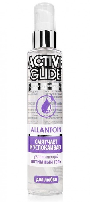 Увлажняющий интимный гель Active Glide Allantoin - 100 гр. - Биоритм - купить с доставкой в Чебоксарах