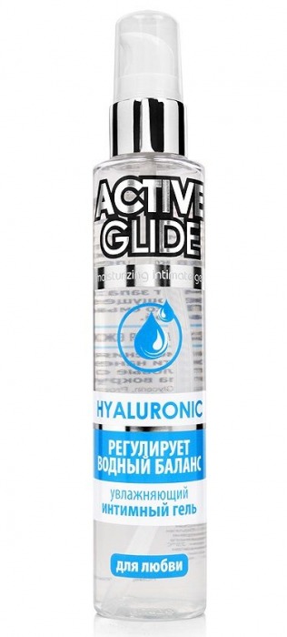 Увлажняющий интимный гель Active Glide Hyaluronic - 100 гр. - Биоритм - купить с доставкой в Чебоксарах