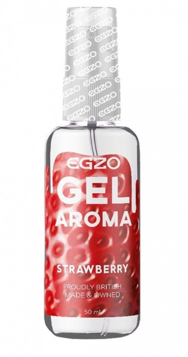 Интимный лубрикант EGZO AROMA с ароматом клубники - 50 мл. - EGZO - купить с доставкой в Чебоксарах