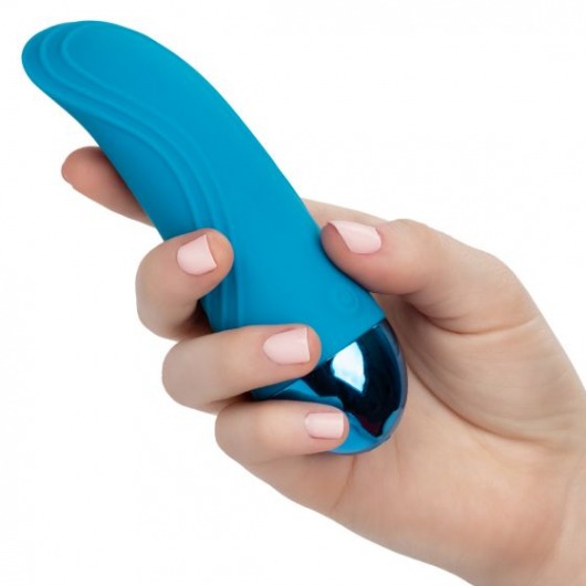 Голубой мини-вибратор Tremble Tickle - 12,75 см. - California Exotic Novelties
