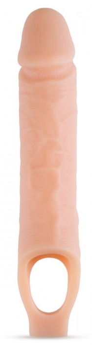 Телесный реалистичный фаллоудлинитель 10 Inch Silicone Cock Sheath Penis Extender - 25,4 см. - Blush Novelties - в Чебоксарах купить с доставкой