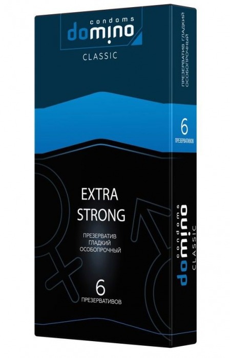 Суперпрочные презервативы DOMINO Extra Strong - 6 шт. - Domino - купить с доставкой в Чебоксарах