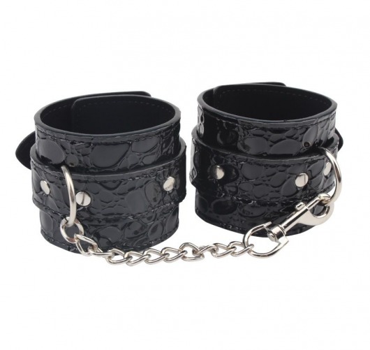 Черные наручники Be good Wrist Cuffs - Chisa - купить с доставкой в Чебоксарах