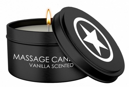 Массажная свеча с ароматом ванили Massage Candle - Shots Media BV - купить с доставкой в Чебоксарах