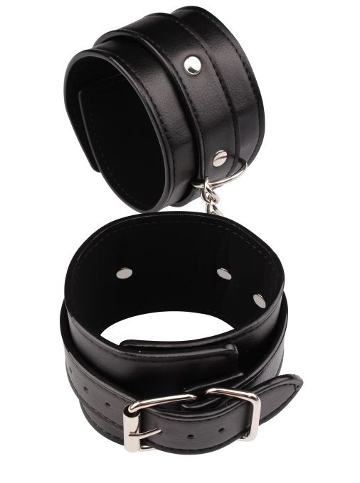 Черные оковы Classic Ankle Cuffs - Chisa - купить с доставкой в Чебоксарах