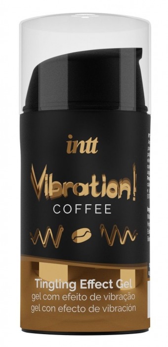 Жидкий интимный гель с эффектом вибрации Vibration! Coffee - 15 мл. - INTT - купить с доставкой в Чебоксарах