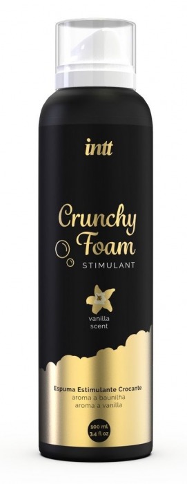 Пенка для массажа Crunchy Foam Stimulant Vanilla - 100 мл. - INTT - купить с доставкой в Чебоксарах