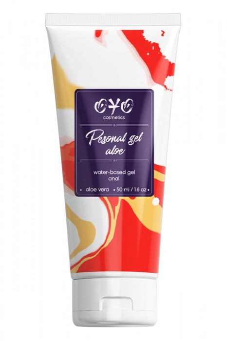 Анальная смазка на водной основе OYO Personal Gel Aloe - 50 мл. - OYO - купить с доставкой в Чебоксарах