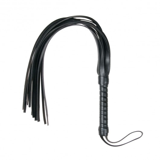 Черный флоггер Flogger Whip - 46 см. - Easy toys - купить с доставкой в Чебоксарах