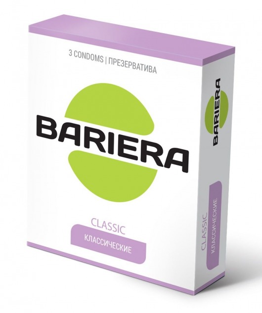 Классические презервативы Bariera Classic - 3 шт. - Bariera - купить с доставкой в Чебоксарах