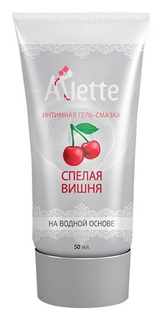 Интимная гель-смазка на водной основе Arlette  Спелая вишня  - 50 мл. - Arlette - купить с доставкой в Чебоксарах