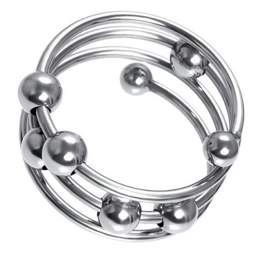 Большое металлическое кольцо под головку пениса - ToyFa - купить с доставкой в Чебоксарах