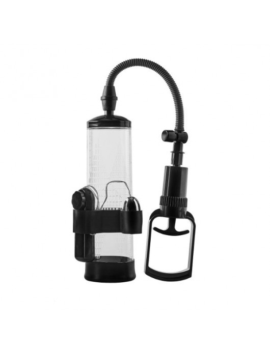 Прозрачная вакуумная помпа с вибрацией Vibrating Penis Pump - Dream Toys - в Чебоксарах купить с доставкой