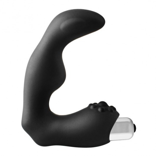 Черный вибромассажер простаты FantASStic Vibrating Prostate Massager - 11,3 см. - Dream Toys - в Чебоксарах купить с доставкой