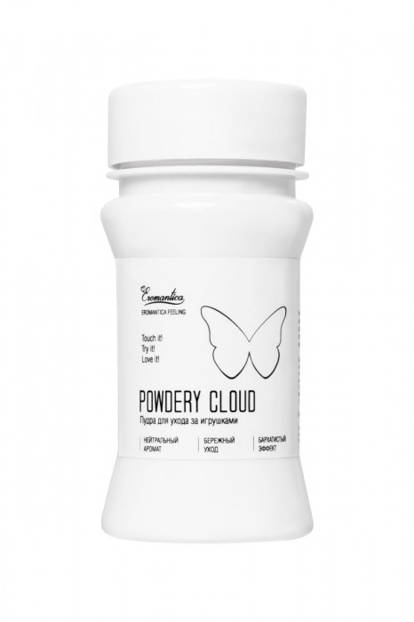 Пудра для ухода за игрушками Powdery Cloud с нейтральным ароматом - 40 гр. - Eromantica - купить с доставкой в Чебоксарах