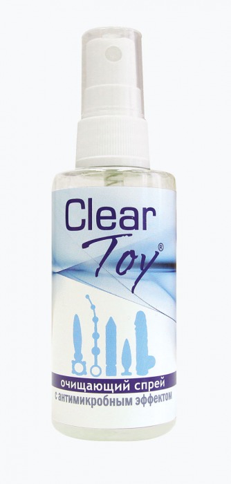 Очищающий спрей Clear Toy с антимикробным эффектом - 100 мл. - Биоритм - купить с доставкой в Чебоксарах