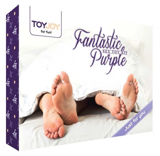 Эротический набор FANTASTIC PURPLE SEX TOY KIT - Toy Joy - купить с доставкой в Чебоксарах