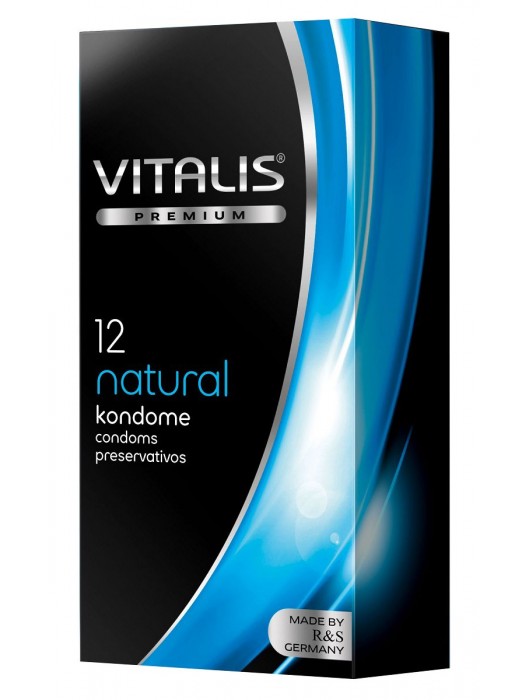 Классические презервативы VITALIS PREMIUM natural - 12 шт. - Vitalis - купить с доставкой в Чебоксарах