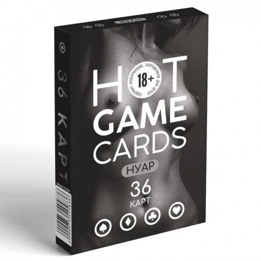 Игральные карты HOT GAME CARDS НУАР - 36 шт. - Сима-Ленд - купить с доставкой в Чебоксарах