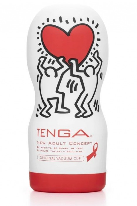 Мастурбатор Keith Haring Cup Deep Throat - Tenga - в Чебоксарах купить с доставкой