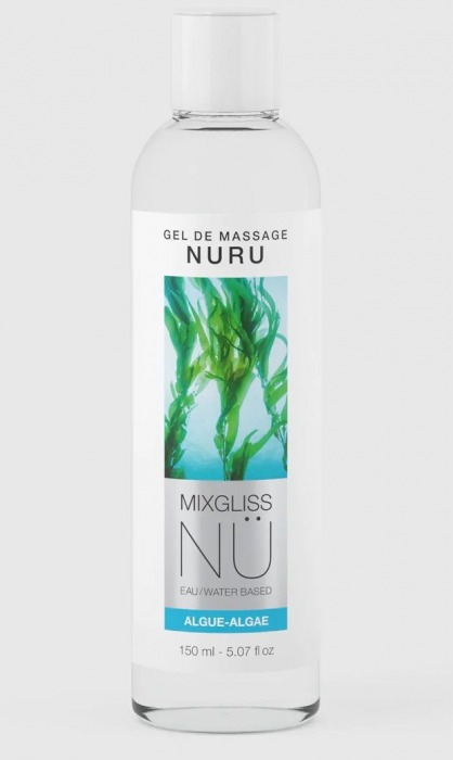 Массажный гель на водной основе Mixgliss NU Algae - 150 мл. - Mixgliss - купить с доставкой в Чебоксарах