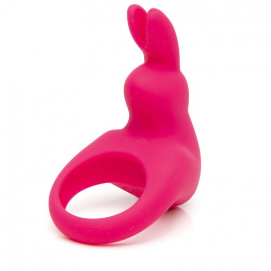 Розовое эрекционное виброкольцо Happy Rabbit Rechargeable Rabbit Cock Ring - Happy Rabbit - в Чебоксарах купить с доставкой