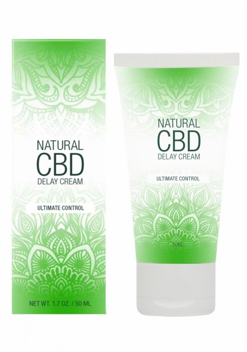 Крем-пролонгатор Natural CBD Delay Cream - 50 мл. - Shots Media BV - купить с доставкой в Чебоксарах