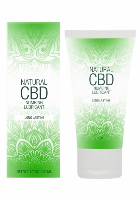 Лубрикант с пролонгирующим эффектом Natural CBD Numbing Lubricant - 50 мл. - Shots Media BV - купить с доставкой в Чебоксарах