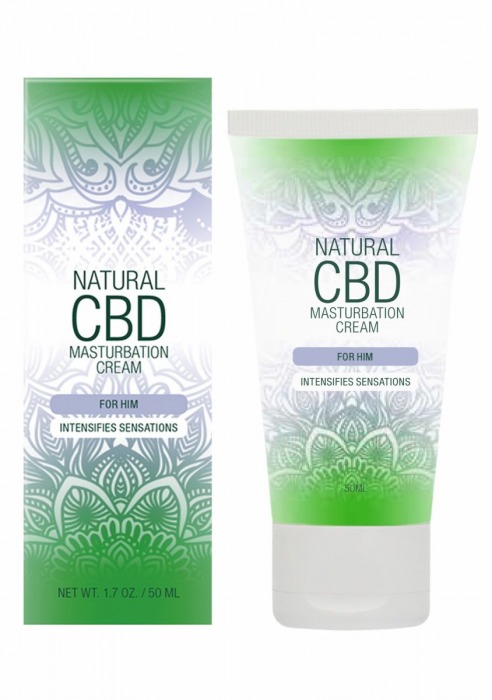 Крем для мастурбации для мужчин Natural CBD Masturbation Cream For Him - 50 мл. - Shots Media BV - купить с доставкой в Чебоксарах