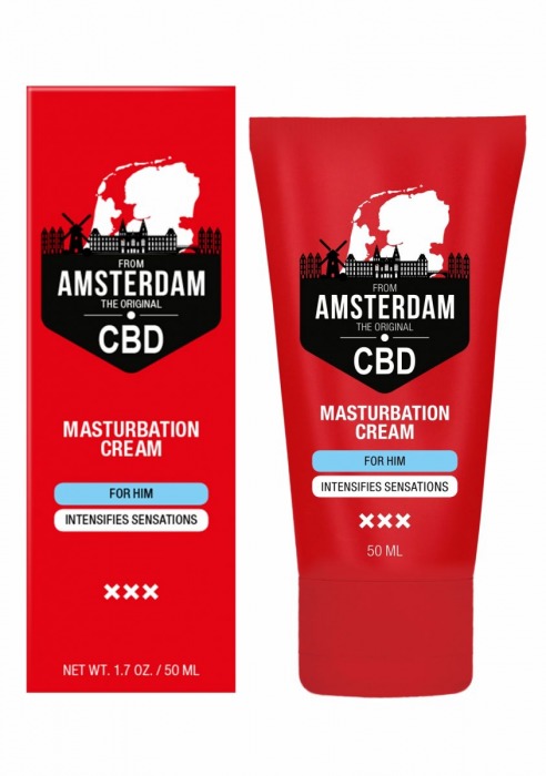 Крем для мастурбации для мужчин CBD from Amsterdam Masturbation Cream For Him - 50 мл. - Shots Media BV - купить с доставкой в Чебоксарах